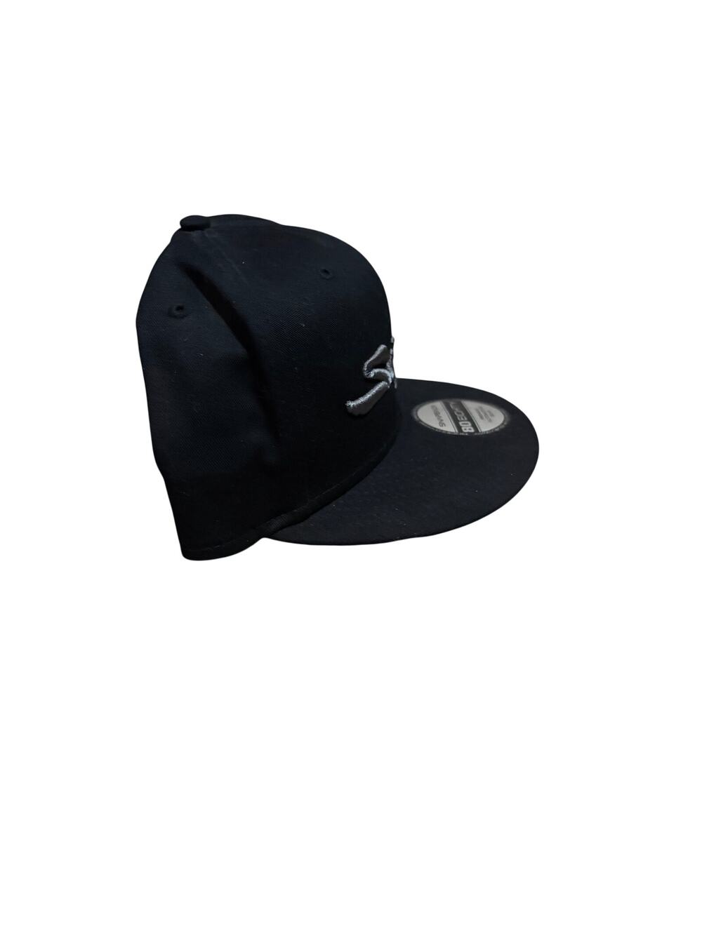 80Eighty Toyota Supra Snapback Hat - Black on Black - Silver Embroidered Logo